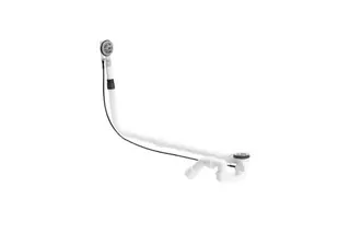 BE ZUB Badewanne Ab- und Überlauf Ab-ÜL-Garn. D. 52 mm 1070 mm chrom