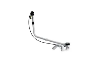 BE ZUB Badewanne Ab-ÜL Ab-ÜL-Garn. mit Zulauf D. 52 mm 1070 mm weiß