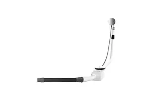 BE ZUB Badewanne Ab-ÜL Ab-ÜL-Garn. Silhouette D. 90 mm 725 mm chrom