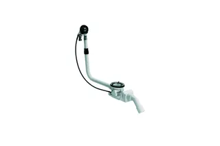 BE ZUB Badewanne Ab-ÜL Ab-ÜL-Garn. mit Zulauf D. 90 mm 725 mm chrom