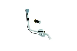BE ZUB Badewanne Ab-ÜL Quelleinlauf für Silhouette D. 90 mm chrom