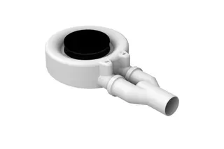 BE ZUB Duschfläche Duschwanne Ab- und Überlauf BetteScope ebony