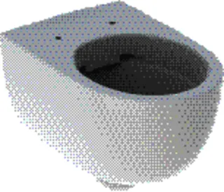 Geberit Renova Comfort WWC Tiefspüler, erhöht geschlossene Form, Rimfree, weiß