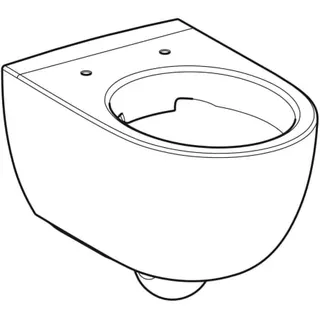Geberit Renova Comfort WWC Tiefspüler, erhöht geschlossene Form, Rimfree, weiß – Bild 3