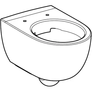Geberit Renova Comfort WWC Tiefspüler, erhöht geschlossene Form Rimfree, weiß KeraTect – Bild 3