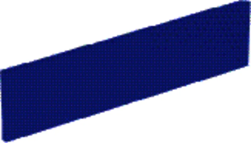 Geberit Bambini Dekorblende, Seite tieferes Becken, blau