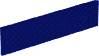GE Bambini Dekorblende, Seite tieferes Becken, blau