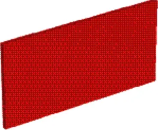 Geberit Bambini Dekorblende, Seite höheres Becken, rot