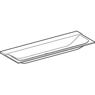 Geberit Xeno2 Möbelwaschtisch, 140x48cm ohne Hahnloch, ohne Überlauf, weiß-alpin – Bild 3