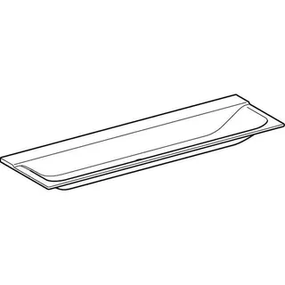 Geberit Xeno2 Möbelwaschtisch, 160x48cm ohne Hahnloch, ohne Überlauf, weiß-alpin – Bild 3