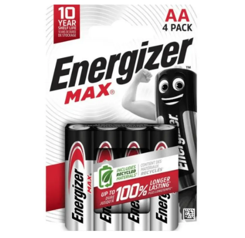 Batterie Mignon Energizer LR6 Max AA 4er-Blister