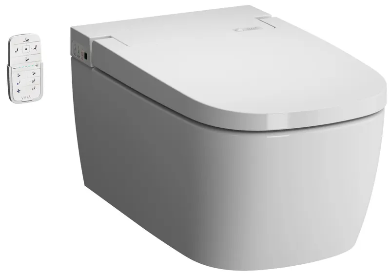 VitrA Dusch-WC V-Care 1.1 Comfort 380 x 600 mm V-Fit 2.0 Weiß Hochglanz VC