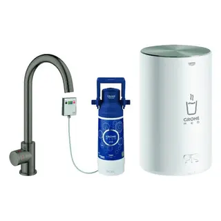 GROHE Standventil/Boiler GROHE Red Mono 30085_1 M-Size C-Ausl. hard graphite gb.