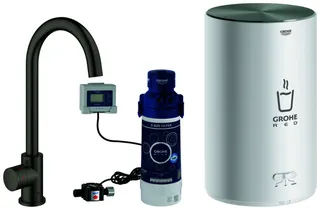 GROHE Standventil/Boiler GROHE Red Mono 30085_1 M-Size C-Ausl. hard graphite gb. – Bild 2