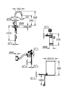 GROHE Standventil/Boiler GROHE Red Mono 30085_1 M-Size C-Auslauf supersteel – Bild 5