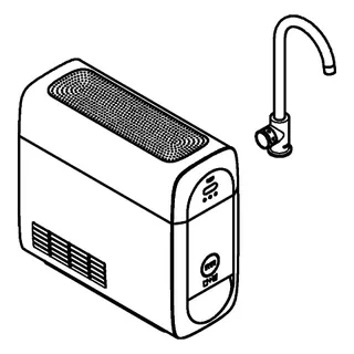 GROHE Starterkit GROHE Blue Home Mono 31498_1 BT/WIFI C-Ausl. warm sunset geb. – Bild 4