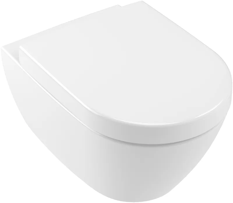 Wand-WC-Paket, spülrandlos, m. Sitz more4YOU, topweiß, Absenkautomatik