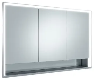 Keuco SPS R. Lumos 14315, mit Ablagef., Einbau, silb-elox., 1200x735x165mm