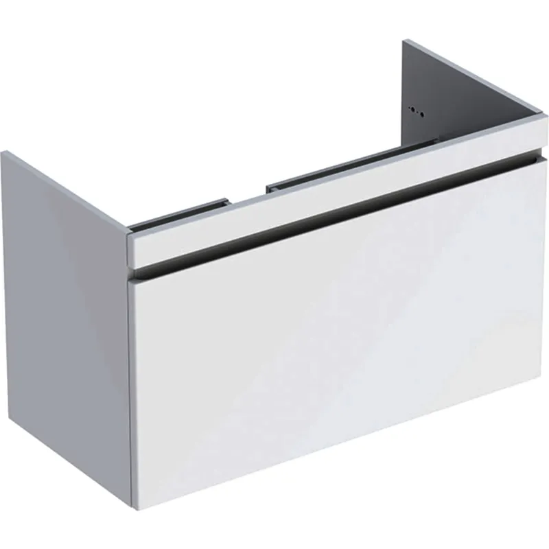 Geberit Renova Plan US für Waschtisch, schmaler Rand mit 1 Schublade, 98,8x58,5x47,3cm, weiß