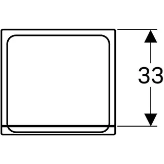 Geberit Renova Plan Hochschrank m. 2 Türen 1 Schublade, 39x180x36cm, Eiche – Bild 3