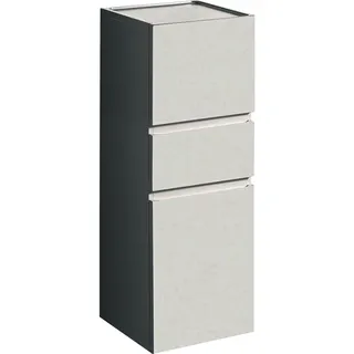 Geberit Renova Plan Mittel-HS mit zwei Türen 1 Schublade, 39x105x36cm, weiß
