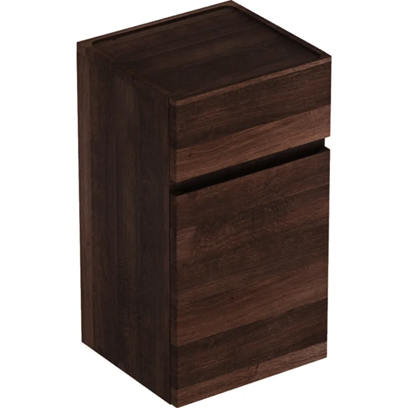 Geberit Renova Plan Seitenschrank m. 1 Tür 1 Schublade, 39x70x36cm, Eiche