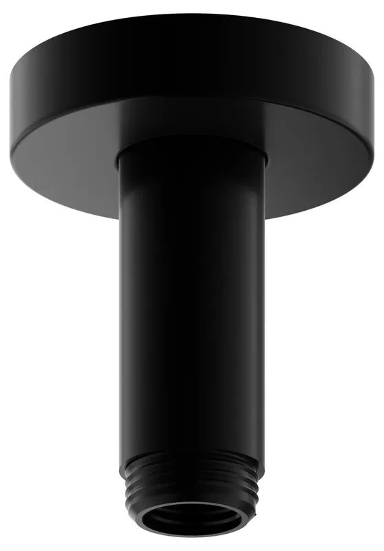 Keuco Brausearm Elegance 51689, Deckenanschluss, 100mm,Schwarzchrom geb.
