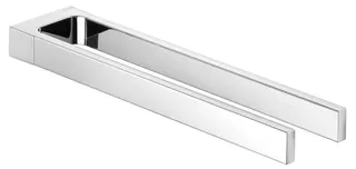 KE Handtuchhalter Edition 11 11119, fest 2-tlg., 340 mm, Schwarzchrom gebürstet