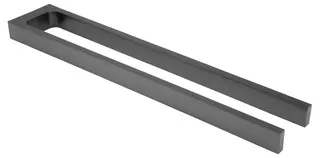 KE Handtuchhalter Edition 11 11118, fest 2-tlg., 450 mm, Schwarzchrom gebürstet