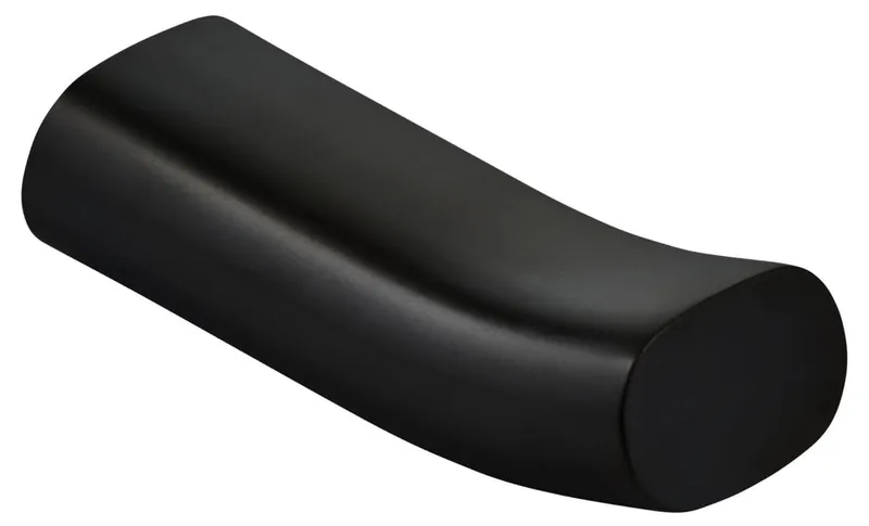 Keuco Handtuchhaken Edition 400 11514, Schwarzchrom gebürstet, 60 mm