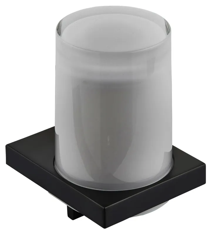 Keuco Lotionspender Edition 11 11152, kpl. Echtkristall-Glas,Schwarzchrom gebürstet