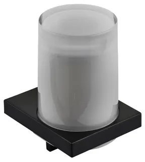 KE Lotionspender Edition 11 11152, kpl. Echtkristall-Glas,Schwarzchrom gebürstet