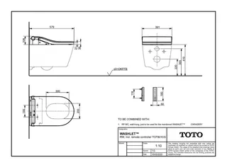 TOTO Europe Washlet RW TCF801CG weiß, inkl. Fernbedienung – Bild 4