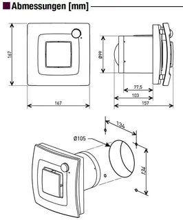 S&P SILENT DUAL-100 Kleinraum-Ventilator,Feuchte,Bewegungsm. – Bild 2
