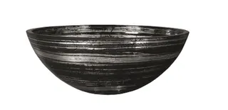GD Aufsatzb.Graffiti 34,#GRAFFITI40SB Schwarz-Silber, D40,0 x H 115,0
