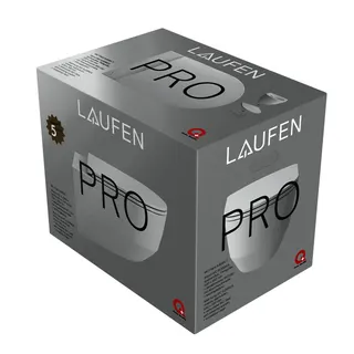 Laufen Pack T-WC wandh.+Sitz PRO 530x360 spülrandlos verd. Befestigung, weiß – Bild 4