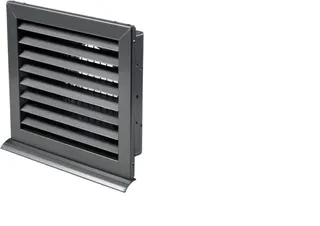STIEBEL ELTRON Fort-Außenluftgitter LWF LG 125 Luftgitter grau lackiert – Bild 2