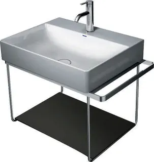 Duravit Glaseinleger in Metallkonsolen f. DuraSquare Waschtisch 235360, Flannel Grey – Bild 2