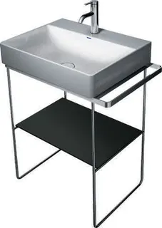 Duravit Glaseinleger in Metallkonsolen f. DuraSquare Waschtisch 235360, Flannel Grey – Bild 3