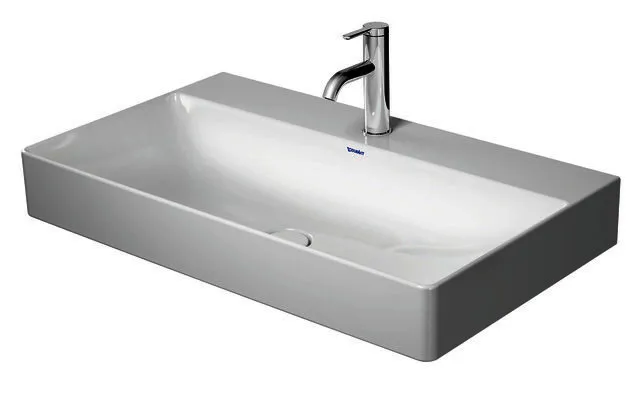 Duravit Möbelwaschtisch DuraSquare 800mm o. ÜL, mit HLB, o.HL, weiß