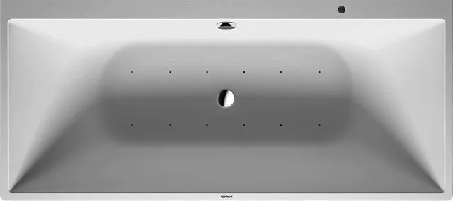 Duravit DuraSquare Whirlw. 1800x800mm Vorwand Nahtl.VK Rückens.2 L/R Air-Syst. We M.