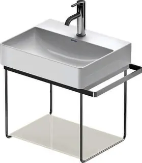 Duravit Glaseinleger in Metallkonsolen DuraSquare 003115+16 Weiß – Bild 2