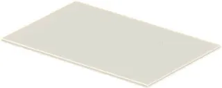 DU Glaseinleger für Metallkonsolen, Sicherheitsglas,003113,003114,Weiß