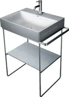Duravit Glaseinleger in Metallkonsolen f. DuraSquare Waschtisch 235360, Cubic line – Bild 3