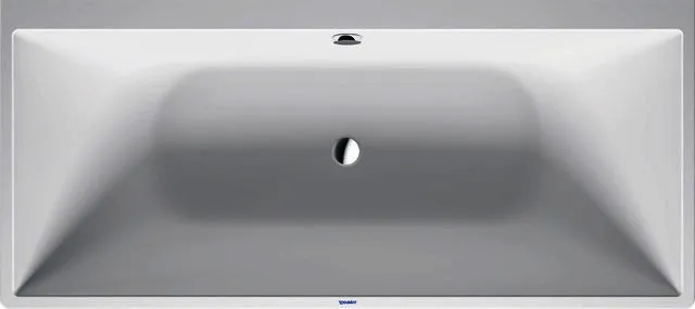 Duravit DuraSquare Badewanne 1800x800,Vorw.,Nahtl.VK Rückenschr.2 L/R, inkl.Fußg.,Weiß Matt