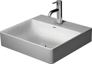 Duravit Möbel-Waschtisch DuraSquare 500mm, Weiß o.ÜL, m.HLB, o.HL, geschliffen, WG
