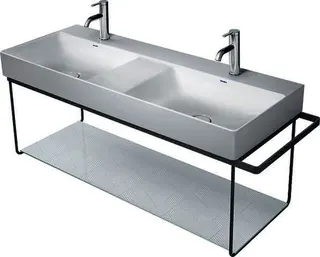 Duravit Metallkonsole WH DuraSquare f. 235312 HTH links/rechts, Schwarz Matt