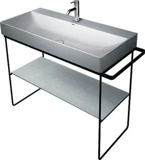 Duravit Metallkonsole BS f.DuraSq. f. 235310 höhenverstellb. +50mm, HTH li/re Chrom