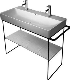 Duravit Metallkonsole BS f.DuraSq. f. 235310 höhenverstellb. +50mm, HTH li/re Chrom – Bild 3
