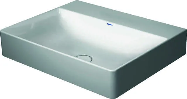 Duravit Waschtisch DuraSquare 600mm o. ÜL, m. HLB, o. HL, weiß, WG